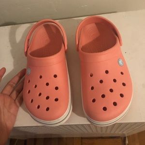 Pink Crocs